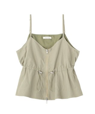 Green Parks ＳＥＴ２点　キャミビスチェ＋スカート Khaki