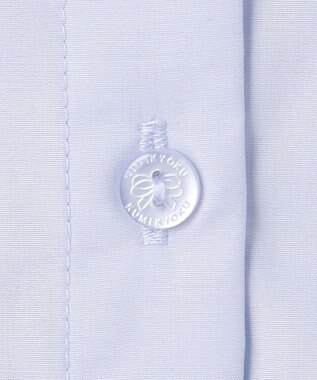 組曲 KIDS 【150-170㎝】 レースリボンタイブラウス サックスブルー