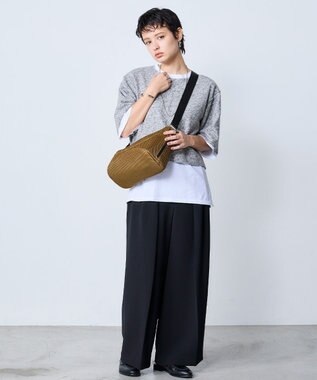 MioFIRANO SILHOUETTE P002 ショルダーバッグ BEIGE