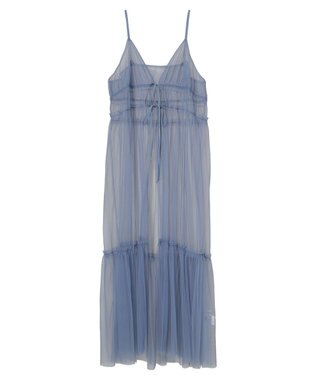 Green Parks ・ＥＬＥＮＣＡＲＥ　ＤＵＥ　２ｗａｙチュールキャミワンピ Blue