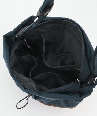 Y'SACCS ドローストリング コンビカラーショルダー ブルー