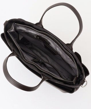 Y'SACCS シルキーリュクス2WAYトートバッグ ダークチョコ