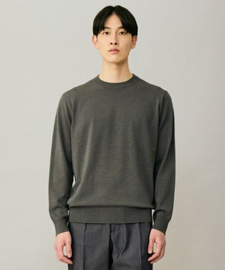 UNFILO MENS 【男女兼用】ソフトサーモ アンチピリングニット クルー