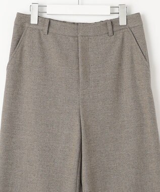J.PRESS LADIES 【洗える】チェルビック セミワイド パンツ ベージュ系