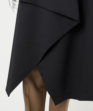 23区 【エステータ】ウールダブルクロス ワンピース ブラック系