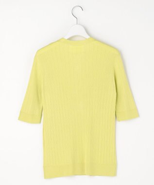 自由区 【カトリエムブーケ】Cotes melangees a la soie ヘンリーネックトップス グリーン