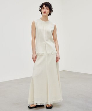 BEIGE， 【洗える】CANNET / フレアスカート Ecru