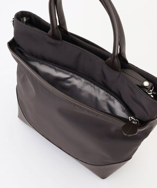 Y'SACCS シルキーリュクス2WAYトートバッグ ダークチョコ