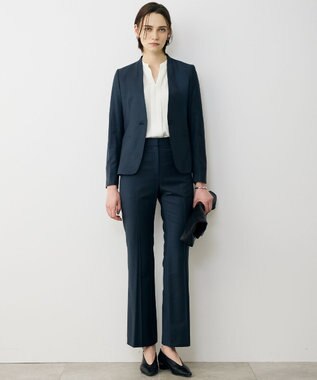 ICB 【新色追加・セットアップ対応】Bahariye セミフレアパンツ ダークグリーン系