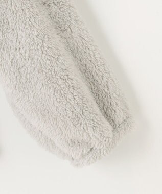 UNFILO MENS MOVE TEX フリースブルゾン ライトグレー系