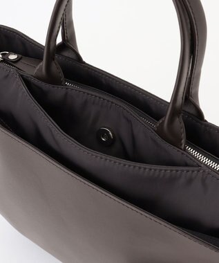 Y'SACCS シルキーリュクス2WAYトートバッグ ダークチョコ