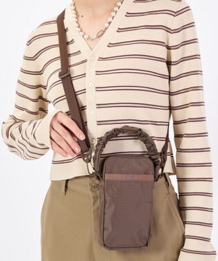 LeSportsac GH MINI PHONE XBODY/ダークチョコレート ダークチョコレート