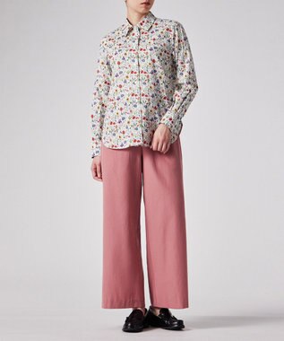 Paul Smith リバティプリント 長袖シャツ ホワイト