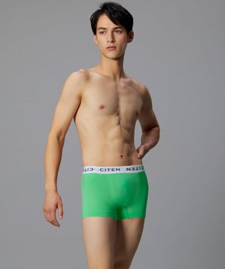 WACOAL MEN ボクサーパンツ <CITEN>コラボ 【PANTS HOLIC】 ユニセックス ワンサイズ(S-LL) 立体成型 前閉じ 下着 GT3555 /ブロス バイ ワコールメン グリーン