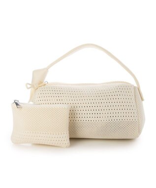 UNBILLION カカトゥ kakatoo / ソフトメッシュキューブバッグ アイボリー