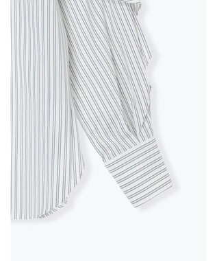 Te chichi 【泉 里香さん着用・Oggi.jp10/23掲載】ラッフルスリーブシャツ グレー