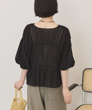 AMERICAN HOLIC フロントリボンブラウス Black