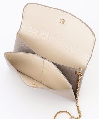 TOCCA TOCCA CLOVER KEYPOUCH キーリング付きマルチポーチ グレー系