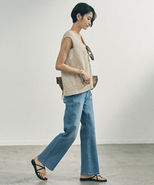 UNFILO 【UNFILO DENIM】フレアデニム ライトブルー