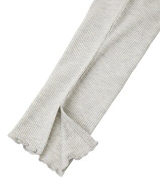 earth music&ecology ラメテレコボートネックプルオーバー Gray