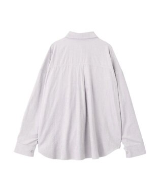 CRAFT STANDARD BOUTIQUE とろみワークシャツ Light Purple