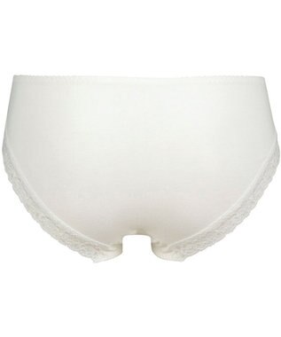 Wing ショーツ KB2060とペア 綿混素材（身生地部） やさしいはきごこち ナチュラルアップブラ はきこみ丈あさめ KF3360 ウイング／ワコール アイボリー