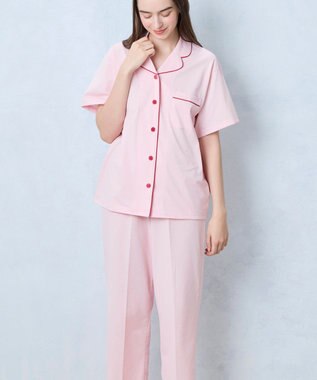 une nana cool 【綿混】両染ジャージ半袖パジャマ MADE WITH LIBERTY FABRIC PO