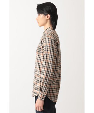 DAKS コットン 隠しボタンダウンシャツ ハウスチェック