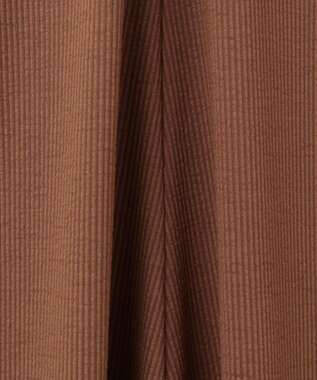 BEIGE， 【洗える】SCALA / コットンリネンボリュームスリーブワンピース Brown