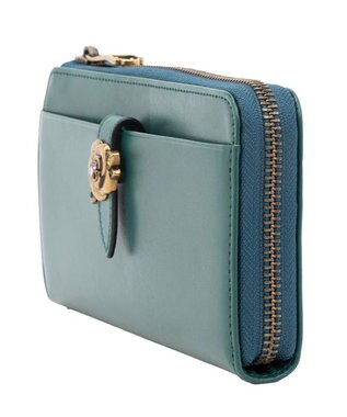 ANNA SUI ブルボン Lファスナー長財布 グリーン