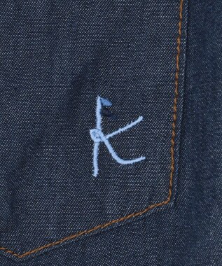 組曲 KIDS 【80-100cm】デニム ジャンパースカート ブルー系