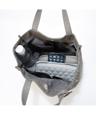 UNBILLION カシュカシュ cachecache / メッシュエンボスショッパートートS GY