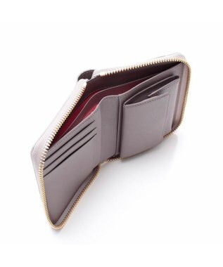 A.D.M.J. 【牛革】クロコ型押しスモールウォレット ホワイトパール