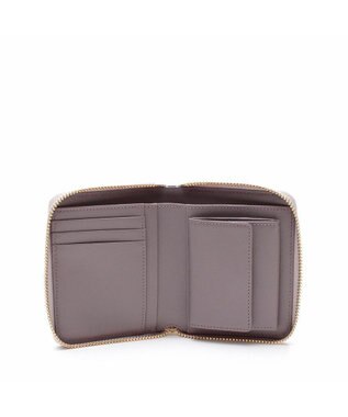 A.D.M.J. 【牛革】クロコ型押しスモールウォレット ホワイトパール