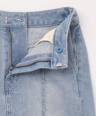 GRACE CONTINENTAL デニムタイトロングスカート サックス