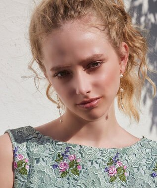 TOCCA PEARL STATION EARRINGS 淡水バロックパール イヤリング ゴールド系