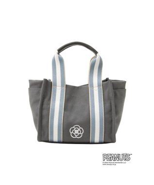 CLATHAS SNOOPYキャンパス ２wayトートバッグ（小） グレー
