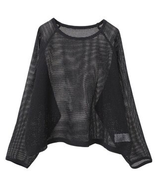 AMERICAN HOLIC メッシュ長袖Ｔシャツ Black