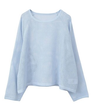 AMERICAN HOLIC メッシュ長袖Ｔシャツ Light Blue