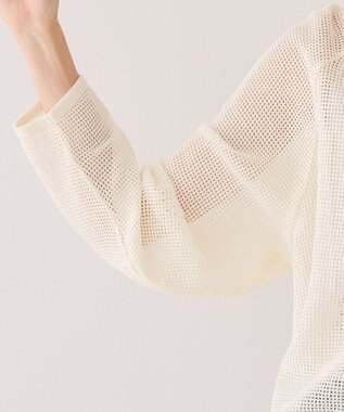 AMERICAN HOLIC メッシュ長袖Ｔシャツ Ivory