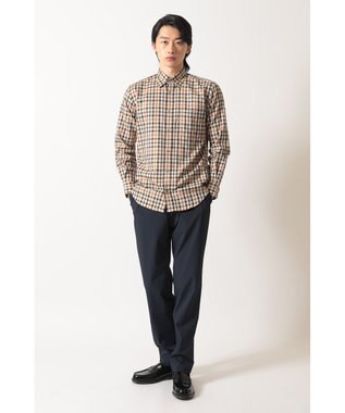 DAKS コットン 隠しボタンダウンシャツ ハウスチェック