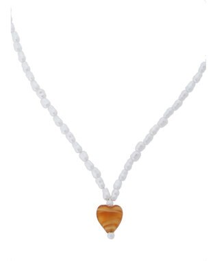 Green Parks ・ＨＡＬＦ　ＴＩＭＥ　天然石ワントップパールネックレス