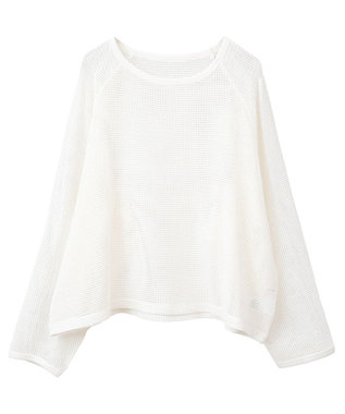 AMERICAN HOLIC メッシュ長袖Ｔシャツ Ivory