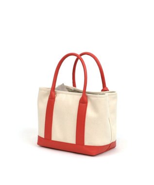 UNBILLION cachecache ショルダー付きパーテーションキャンバストート レッド