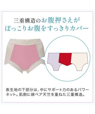 BRADELIS New York 【BRADELIS NewYork peace】　楽なのにすっぽりショーツ グレージュ