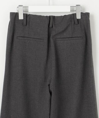 J.PRESS LADIES 【洗える】SOFTサーモ セミワイド パンツ チャコール系