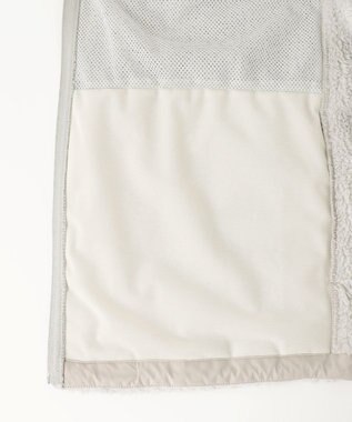 UNFILO MENS MOVE TEX フリースブルゾン ライトグレー系