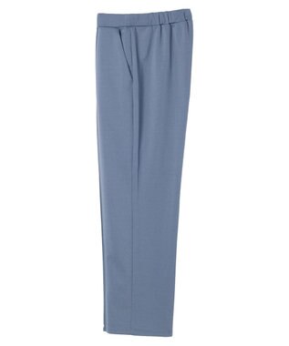 Green Parks らくスレストレートパンツ Grayish Blue