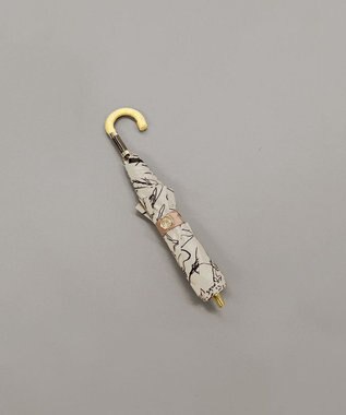 AURORA Beaurance （ビューランス）プリント柄 晴雨兼用トップフラット折傘 クリーム