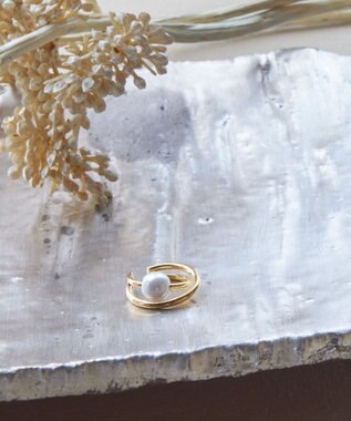 Tiaclasse パールイヤーカフ ゴールド